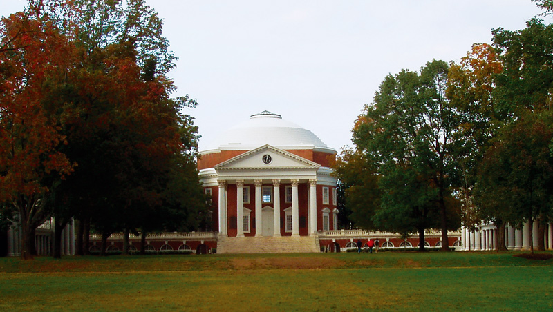 美國維吉尼亞大學校園規畫與建築影響無數所大學。
